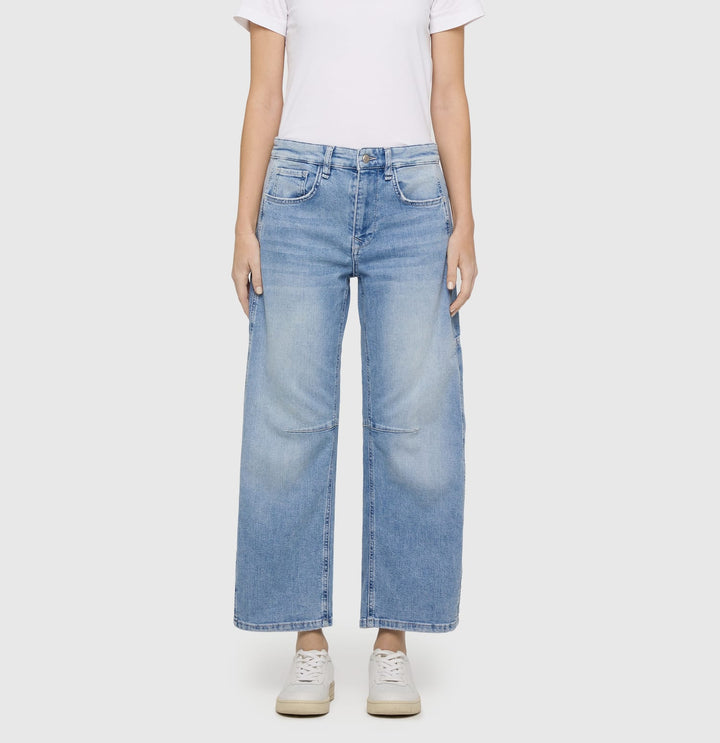 MAC jeans low croth-baggy fit dames – blue denim