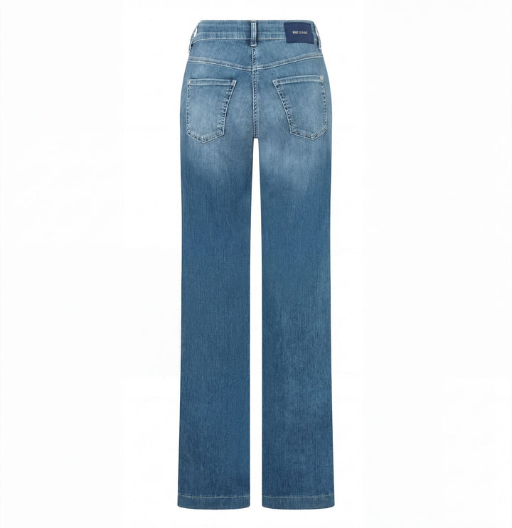 MAC Dream wide jeans loose fit dames – blue denim - L34