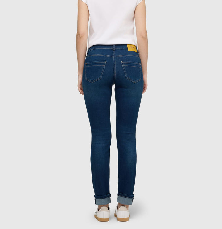 MAC jeans slim fit dames blauw denim – 5904-90-0389L - Blue Denim - L30