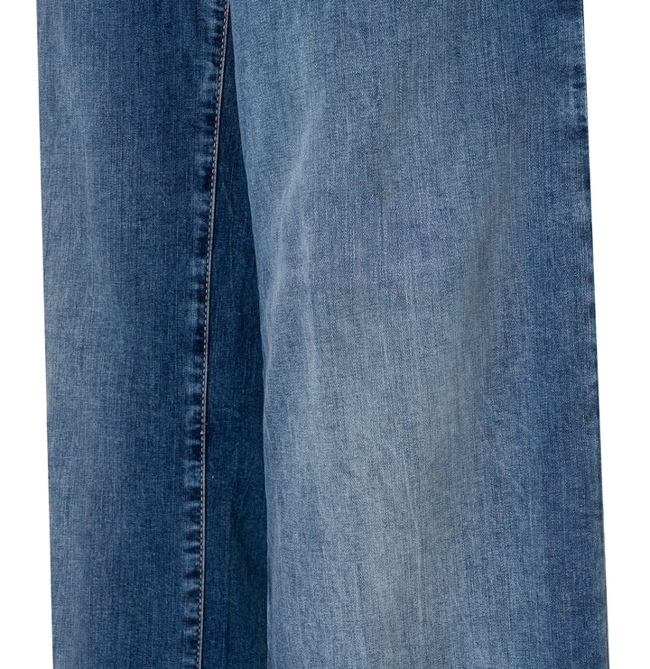 MAC Rich palazzo jeans blauw denim – dames - Blue Denim - L34