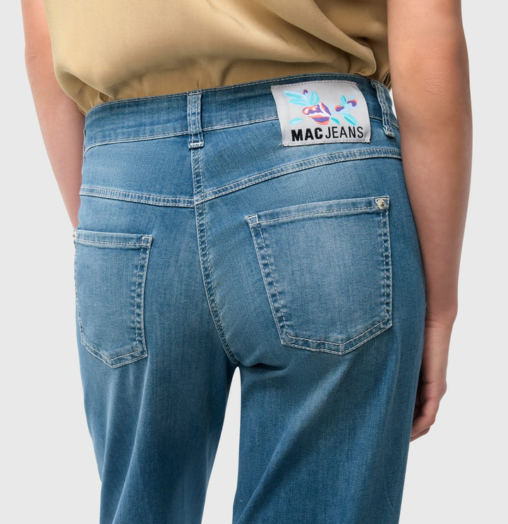 MAC women 5441/90 Dream wide jeans loose fit blue denim - L32