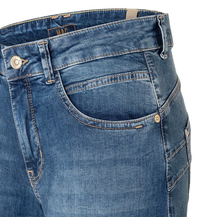 MAC 5233 Rich palazzo jeans loose fit blue denim – dames - L34