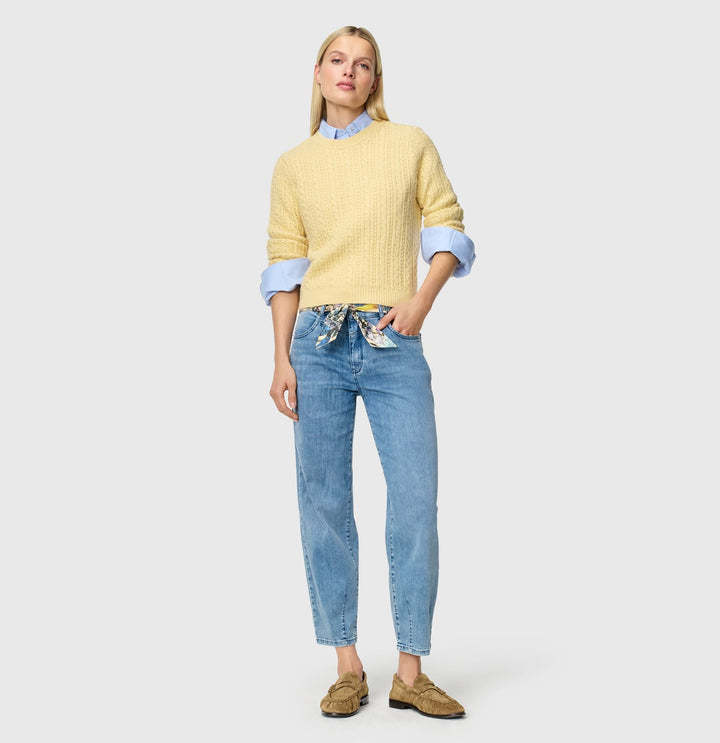 MAC jeans low croth-baggy fit dames – blue denim