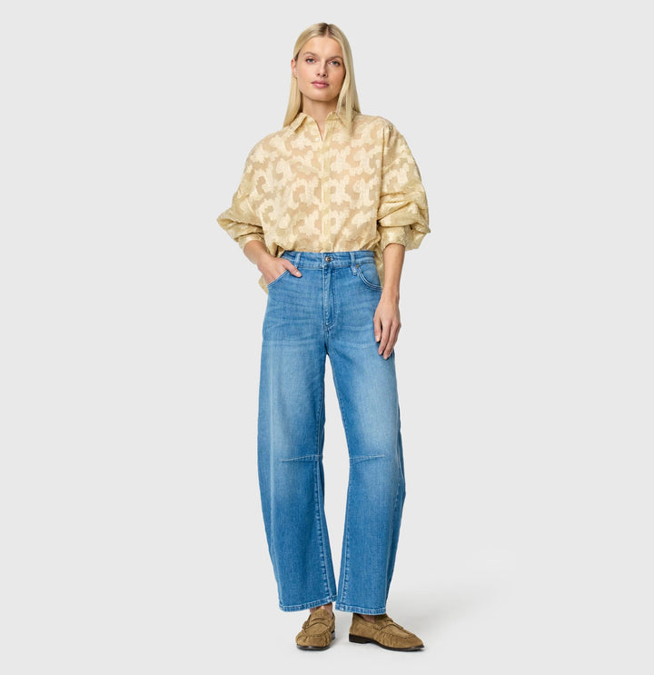 MAC jeans loose fit dames blauw denim - 3123/90 0333L - Blue Denim