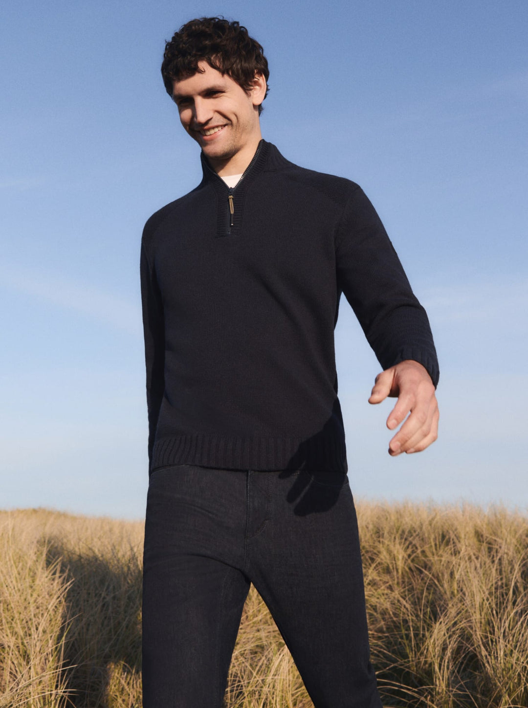 Tom Tailor Troyer trui navy - heren
