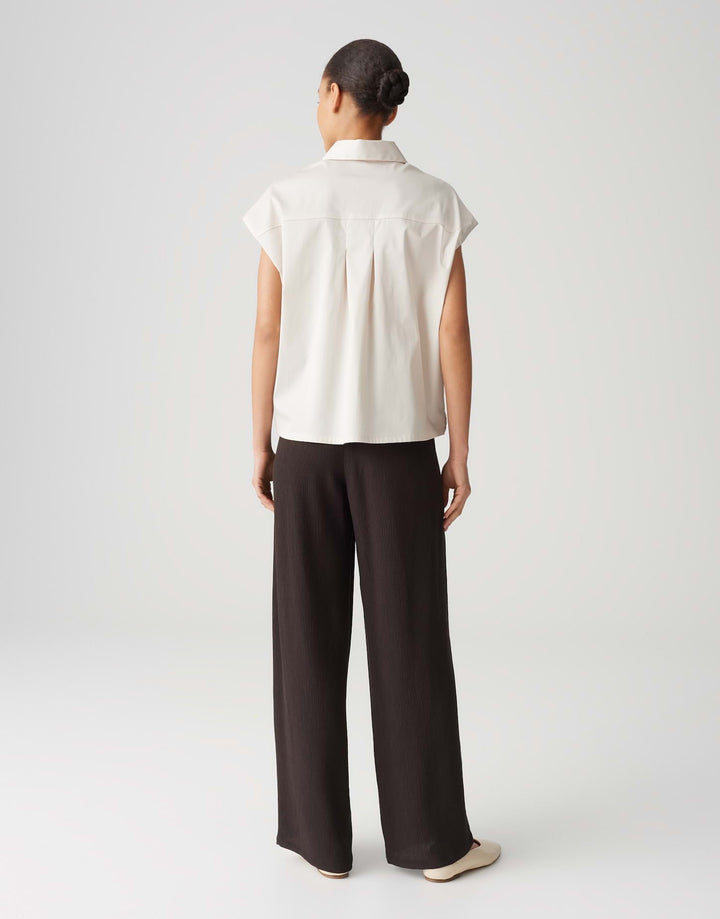 Opus Fajora blouse k/m dames – beige