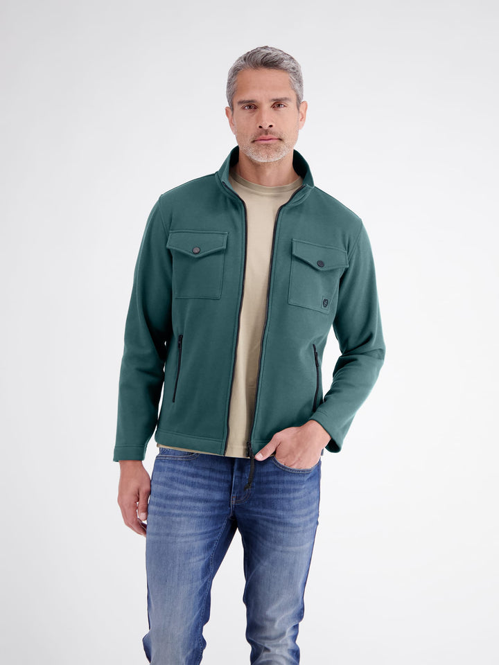 Lerros vest sweat heren groen – 2684521