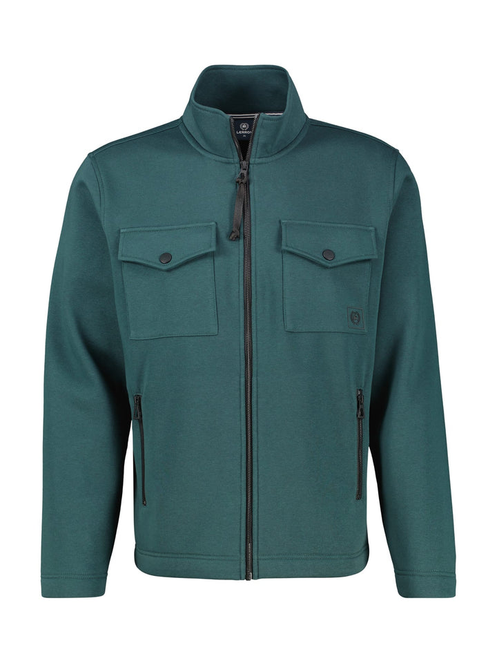 Lerros vest sweat heren groen – 2684521