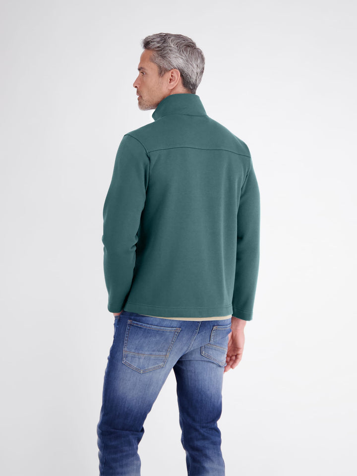 Lerros vest sweat heren groen – 2684521