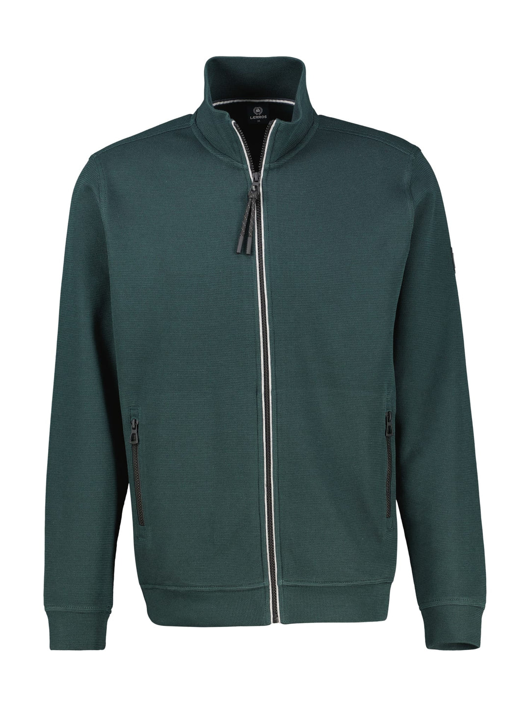 Lerros 2004503 vest sweat heren groen