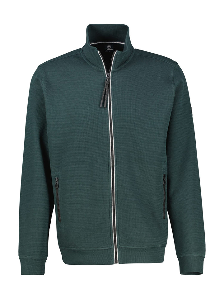 Lerros 2004503 vest sweat heren groen