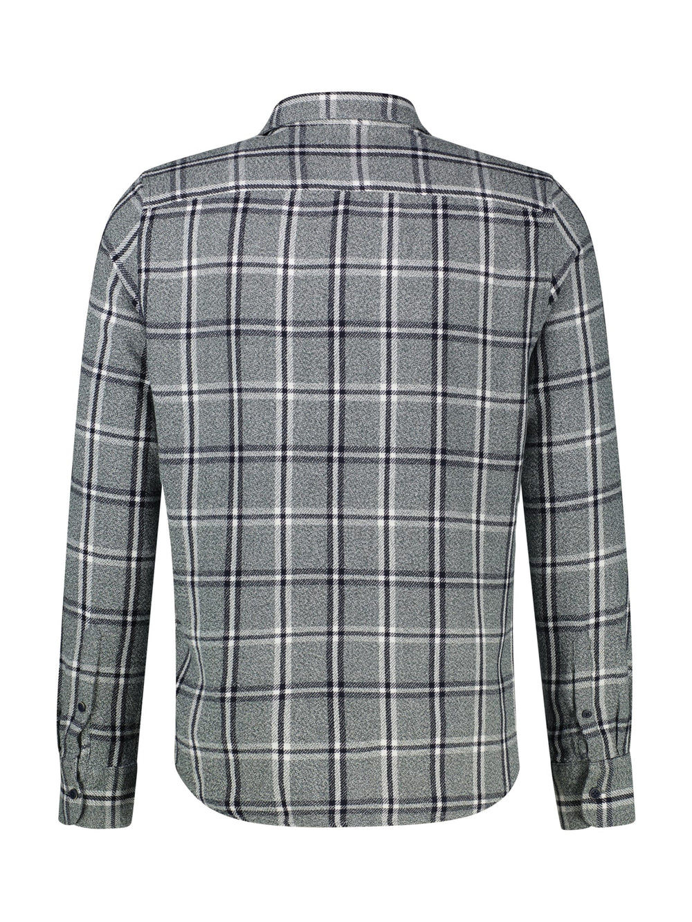 Lerros 2691086 overhemd l/m heren groen dessin