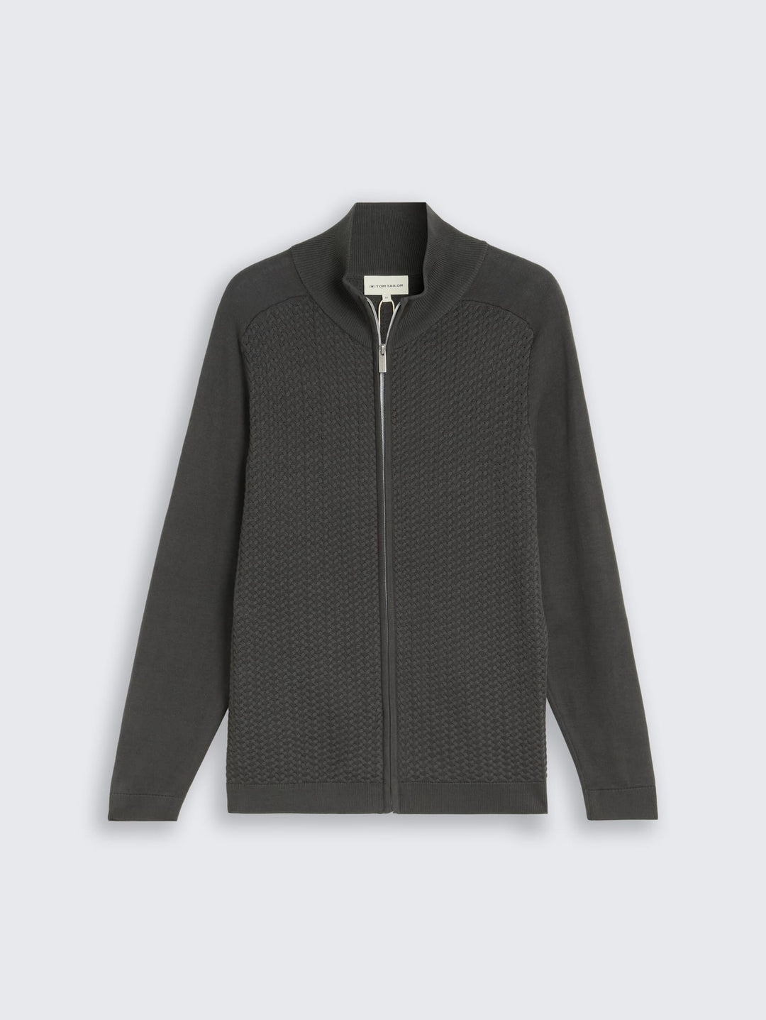 Tom Tailor vest gebreid heren olijf – 1052228