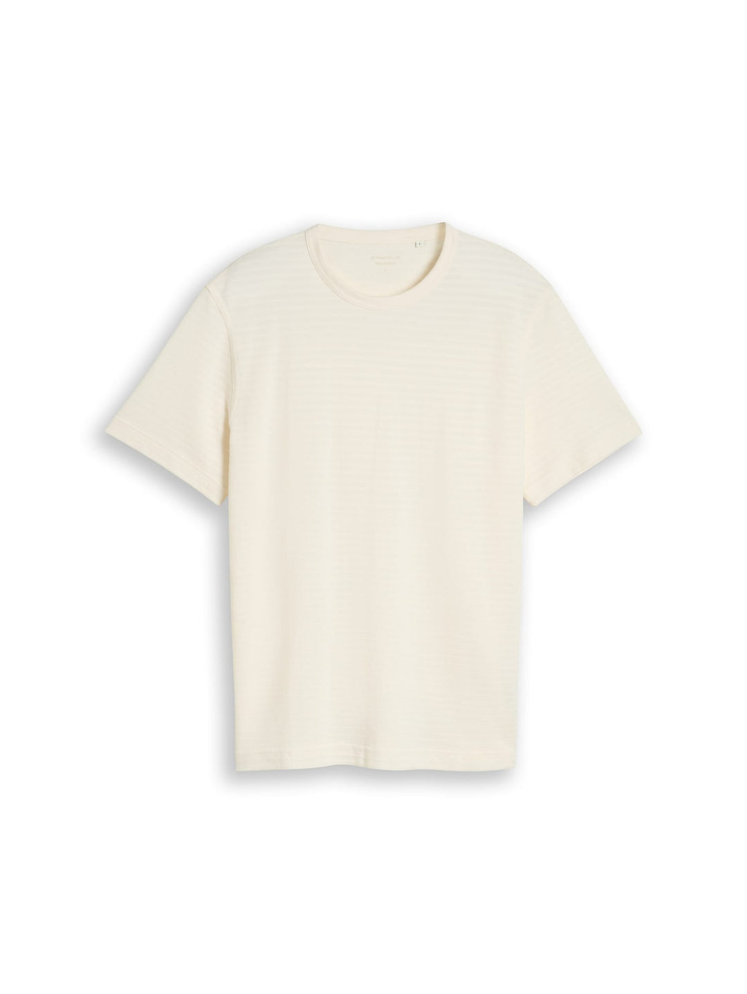 Tom Tailor t-shirt k/m heren ecru – casual mode