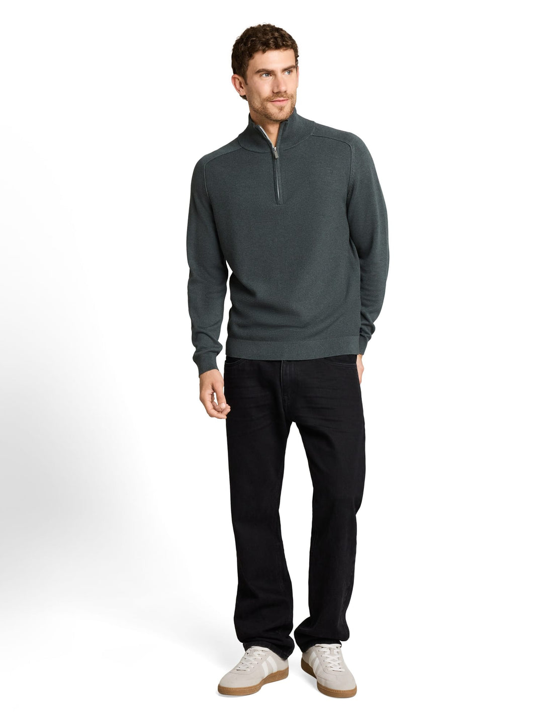 Tom Tailor trui heren olijf – trendy en comfortabel