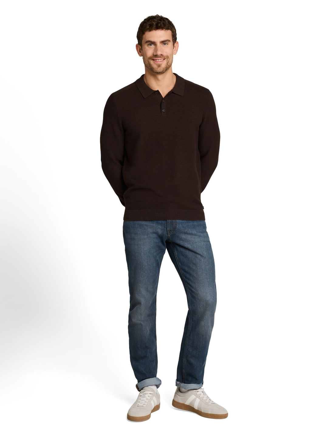 Tom Tailor 1052207 trui heren bruin