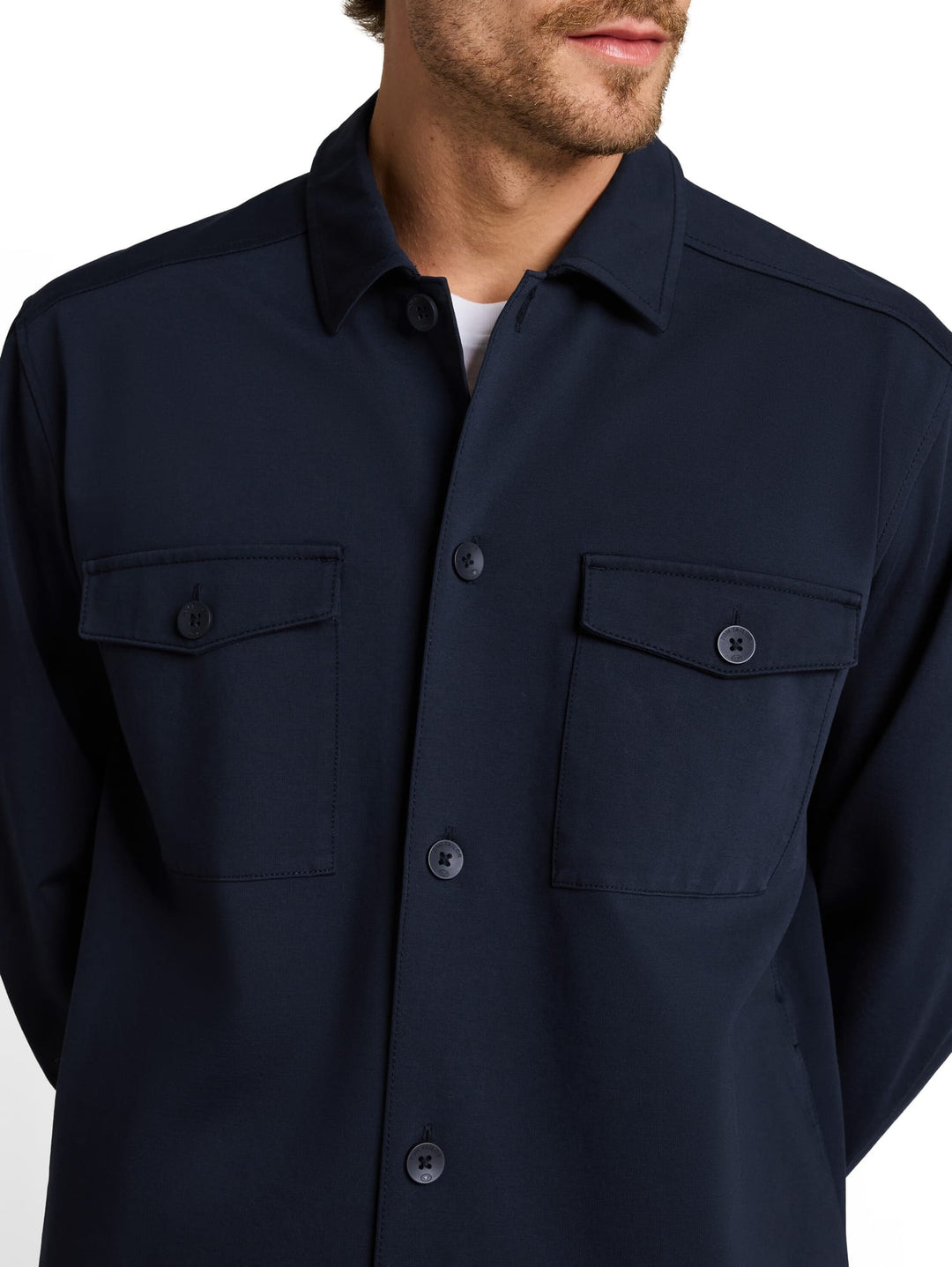 Tom Tailor overhemd l/m navy – heren