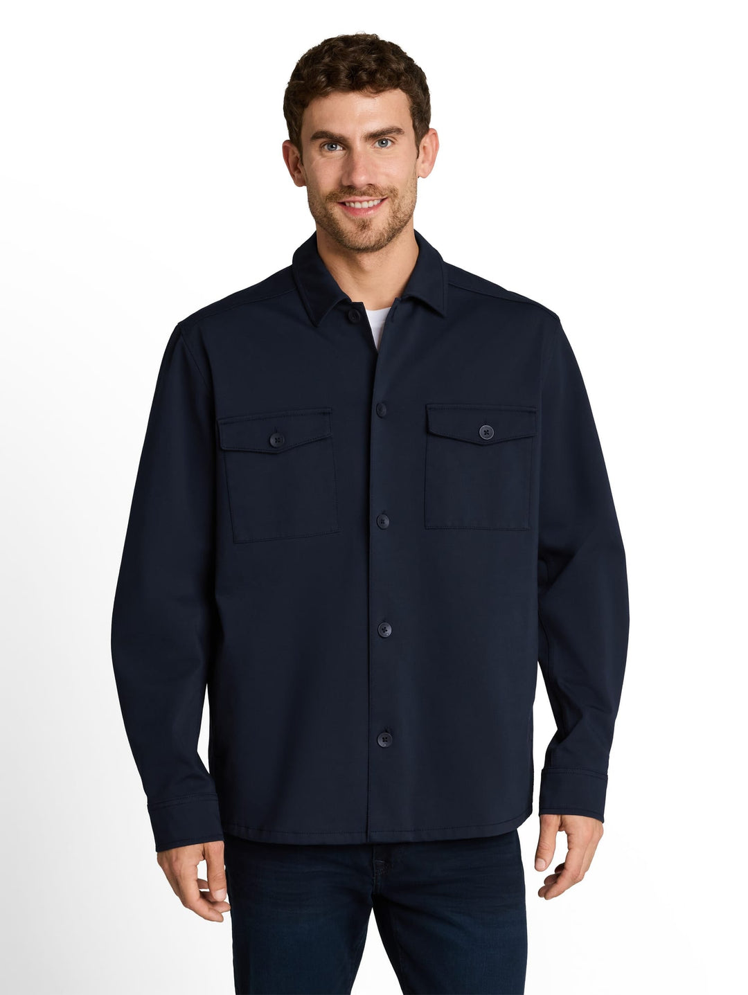 Tom Tailor overhemd l/m navy – heren