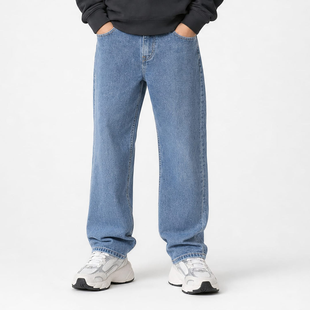 Cars boys Gateley jeans baggy fit – jongens - Blue Denim