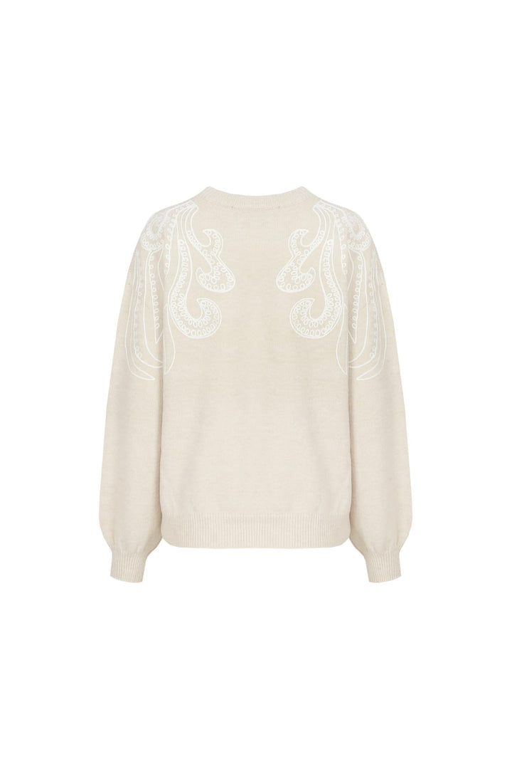 G-Maxx blouse l/m dames taupe – 26NEG02