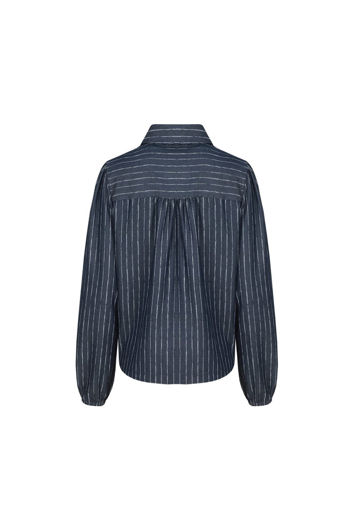 G-Maxx blouse l/m dames blue denim – 26NZG35 Fionn