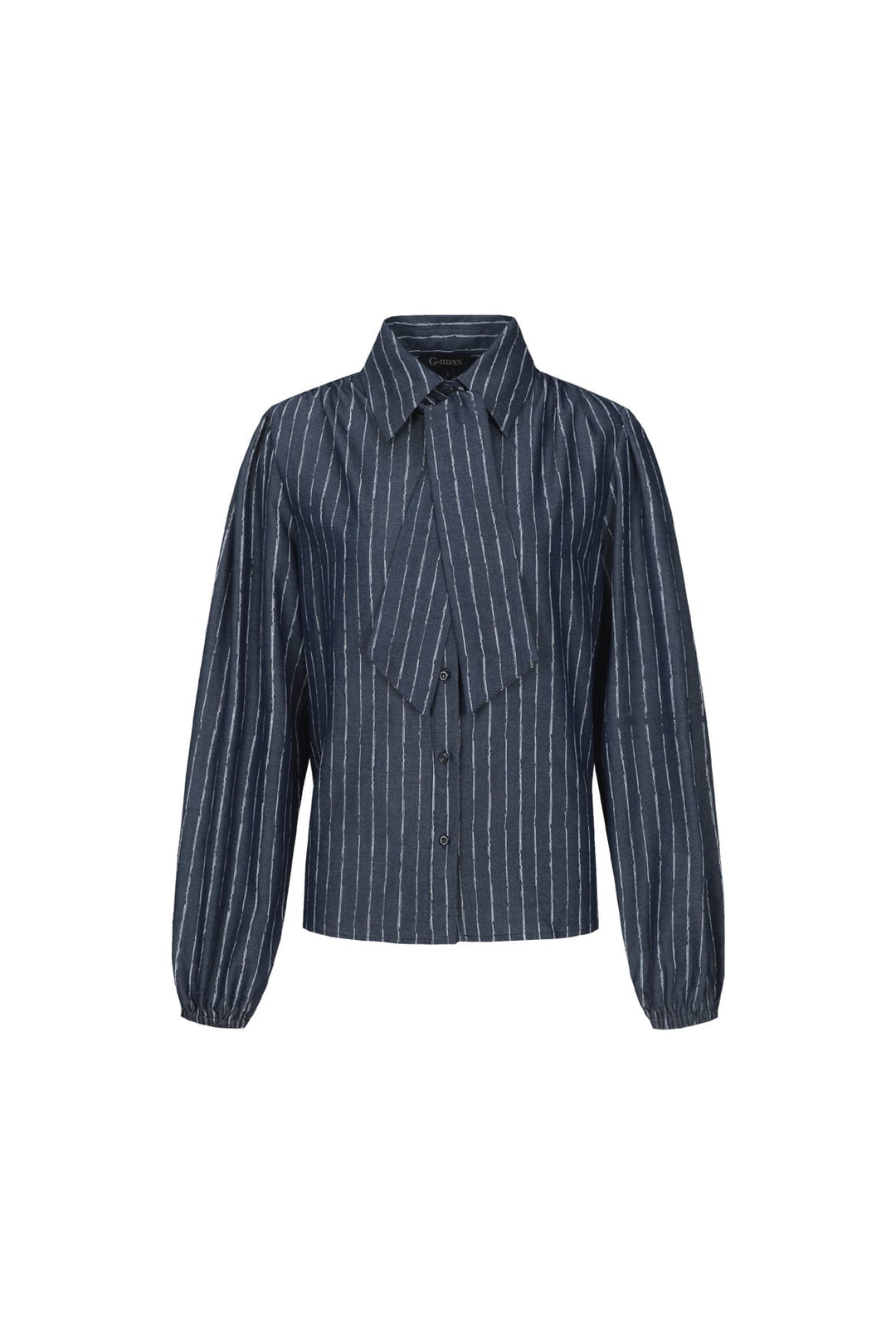 G-Maxx blouse l/m dames blue denim – 26NZG35 Fionn