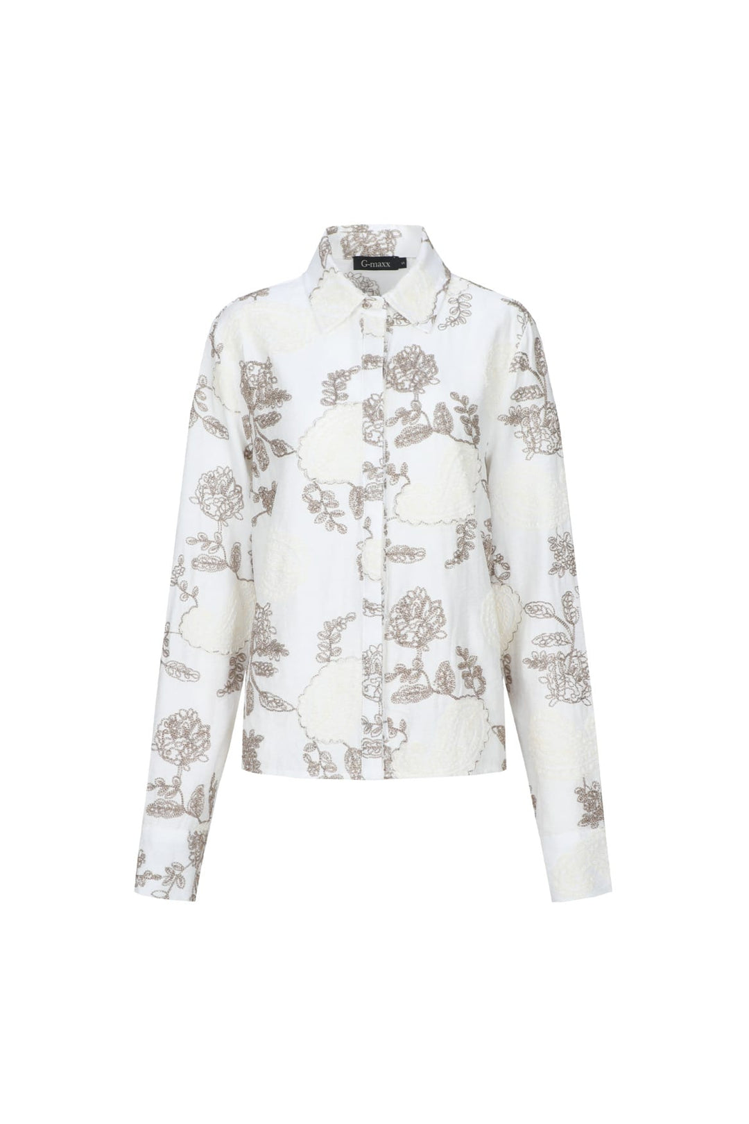 G-Maxx 26NTG02 Sile blouse zand dessin – dames