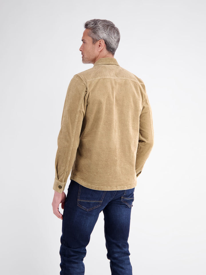 Lerros 2691293 overhemd l/m beige – heren
