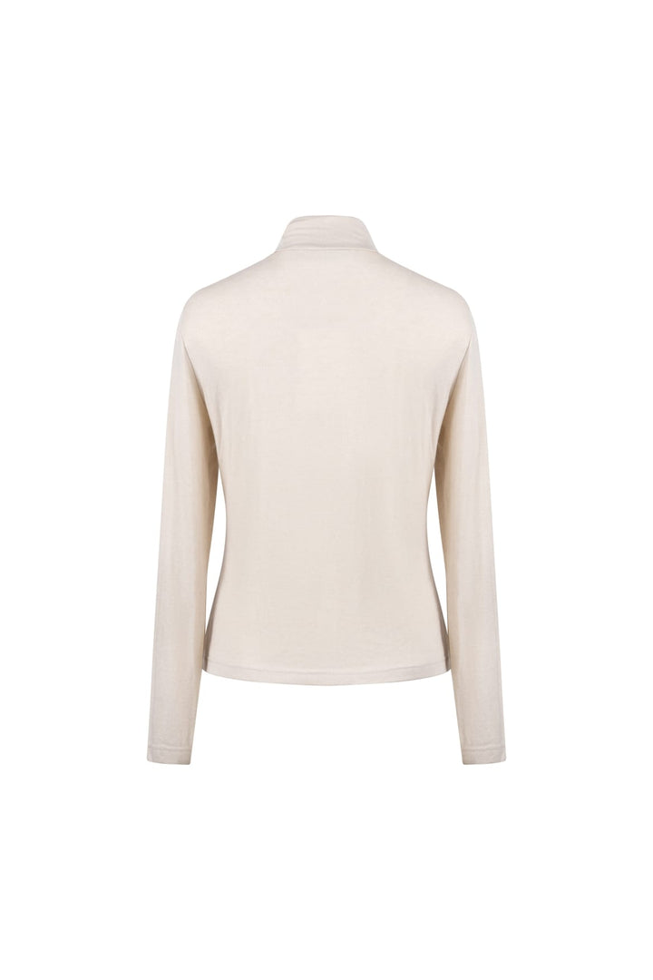 Nukus NKF03061 Ginny T-shirt met lange mouwen zand