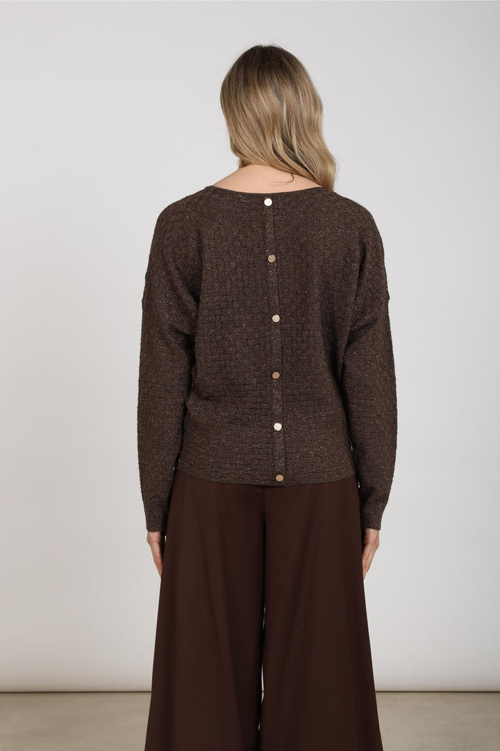 Nukus NKF01062 Kento poncho dames bruin