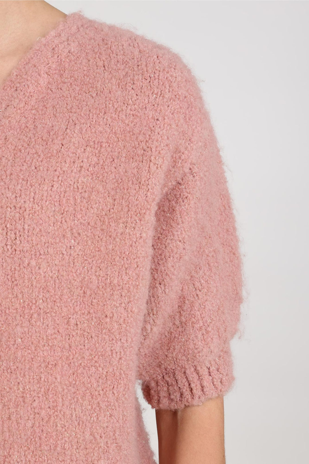 Nukus NKF05026 Jip vest gebreid oud roze – dames