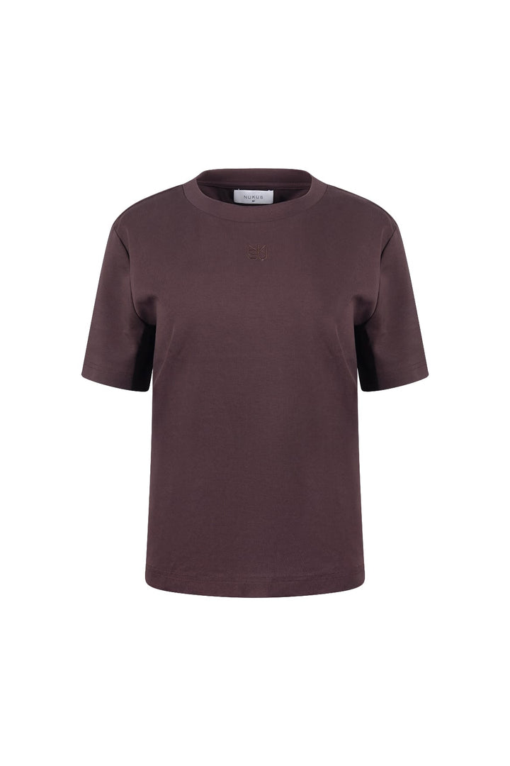 Nukus NKF04012 Luna t-shirt k/m dames bruin