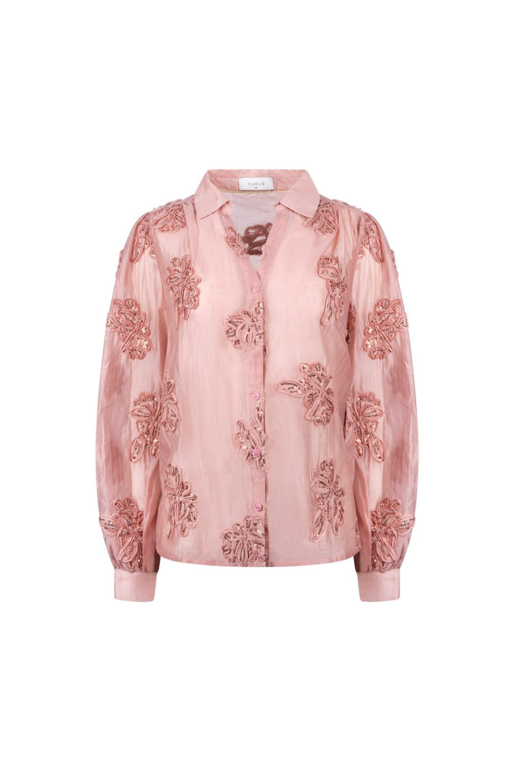 Nukus NKF02156 Antonella blouse l/m oud roze – dames