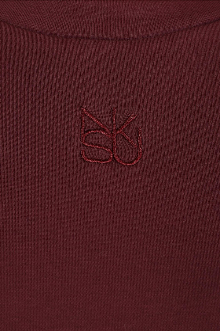 Nukus NKF04012 Luna t-shirt k/m dames bordeaux