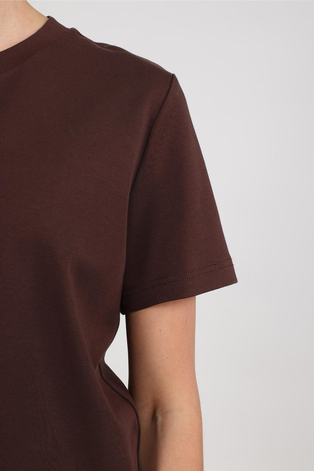 Nukus NKF04012 Luna t-shirt k/m dames bruin