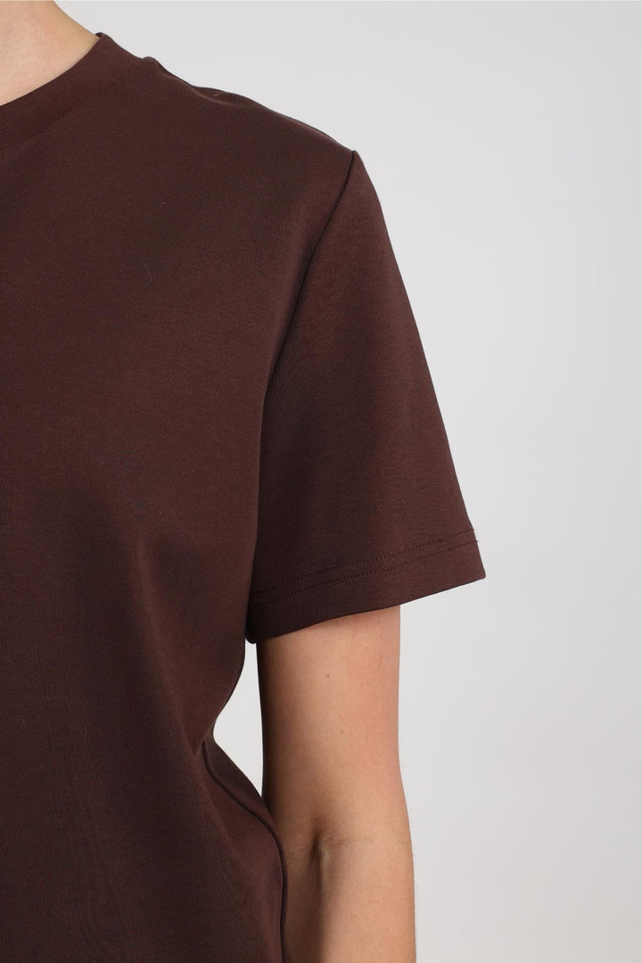 Nukus NKF04012 Luna t-shirt k/m dames bruin