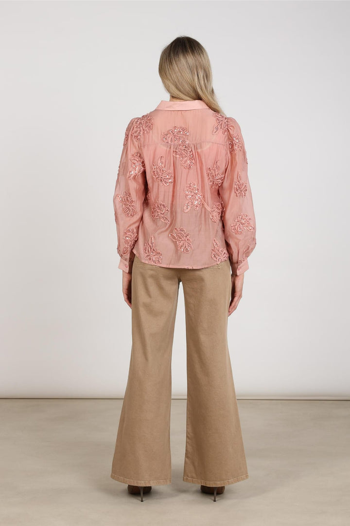 Nukus NKF02156 Antonella blouse l/m oud roze – dames