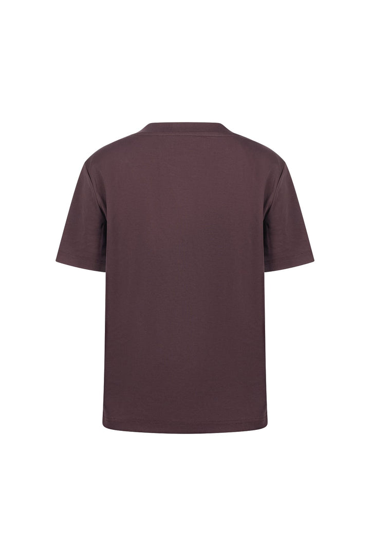 Nukus NKF04012 Luna t-shirt k/m dames bruin