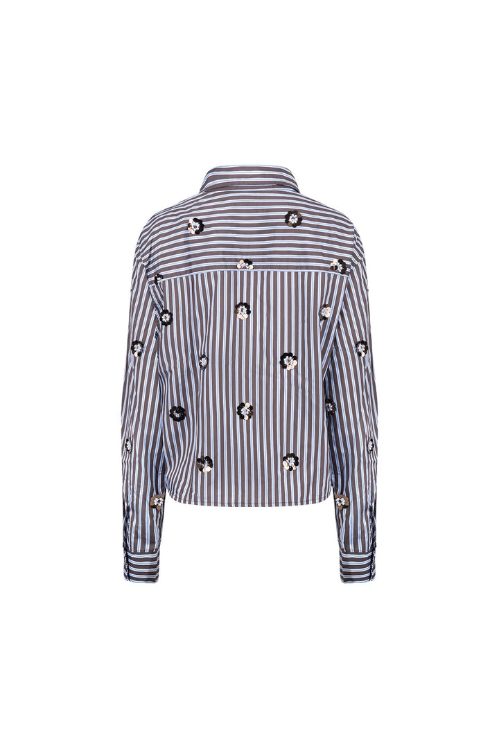 Nukus NKF02139 Amy blouse l/m bruin dessin