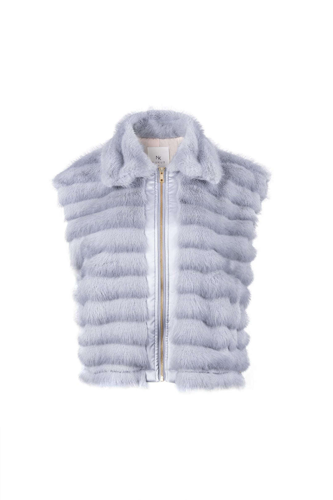 Nukus NKF08035 Harriet gilet dames blauw dessin