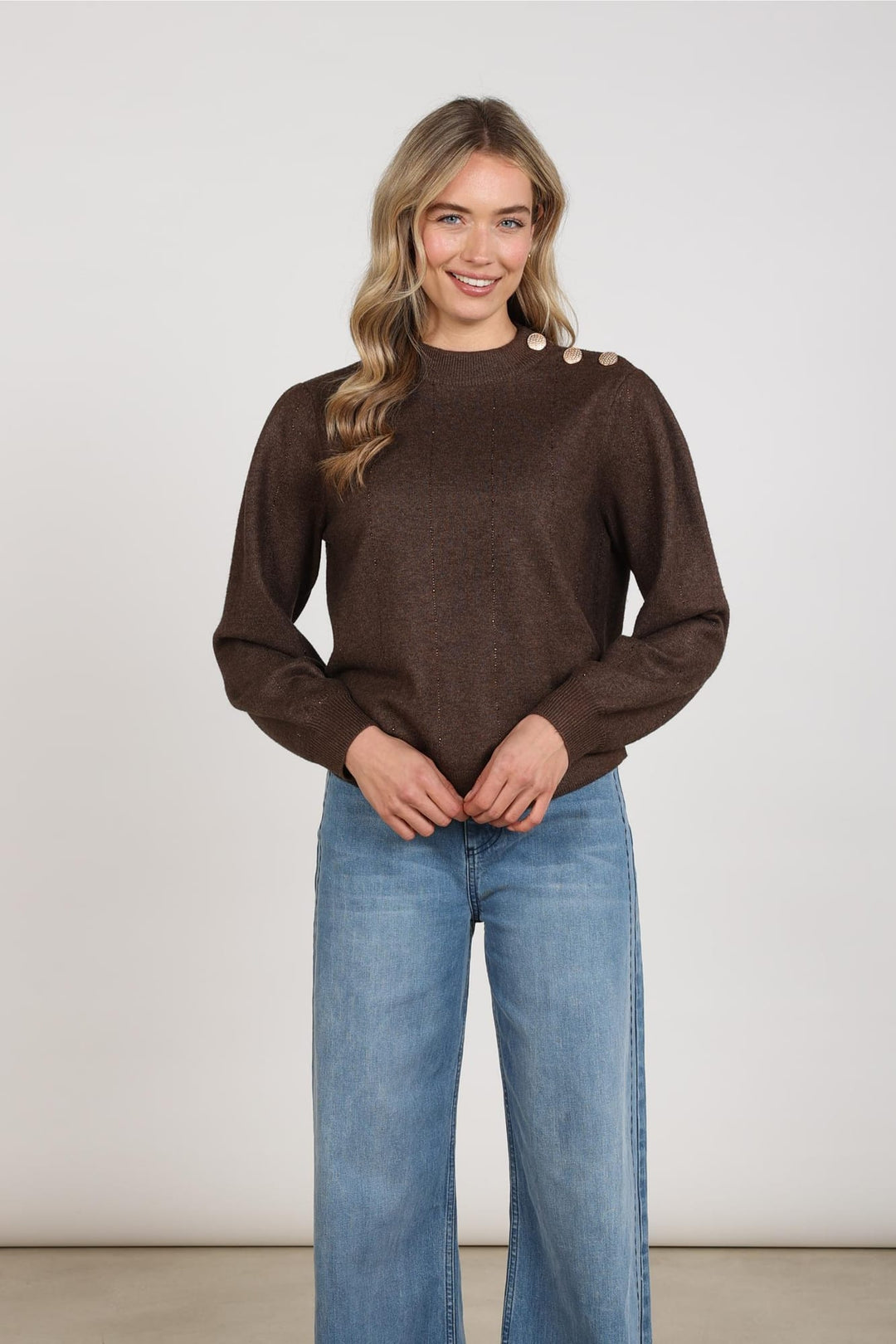 Nukus NKF03085 Molly trui dames bruin