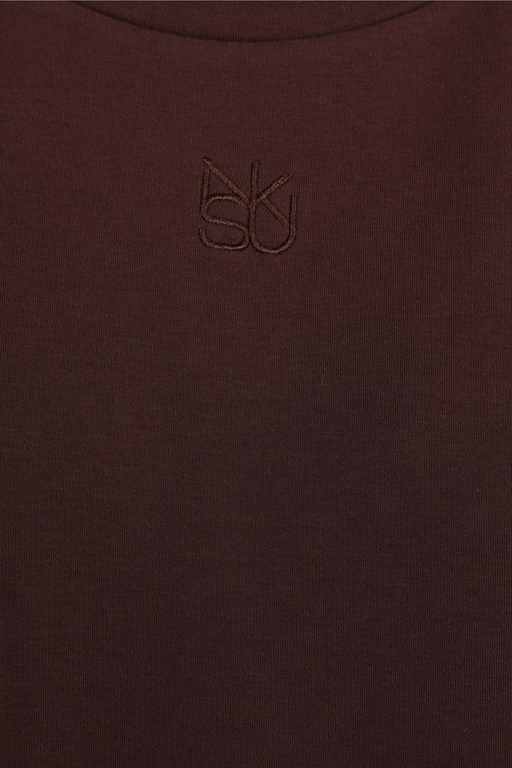 Nukus NKF04012 Luna t-shirt k/m dames bruin