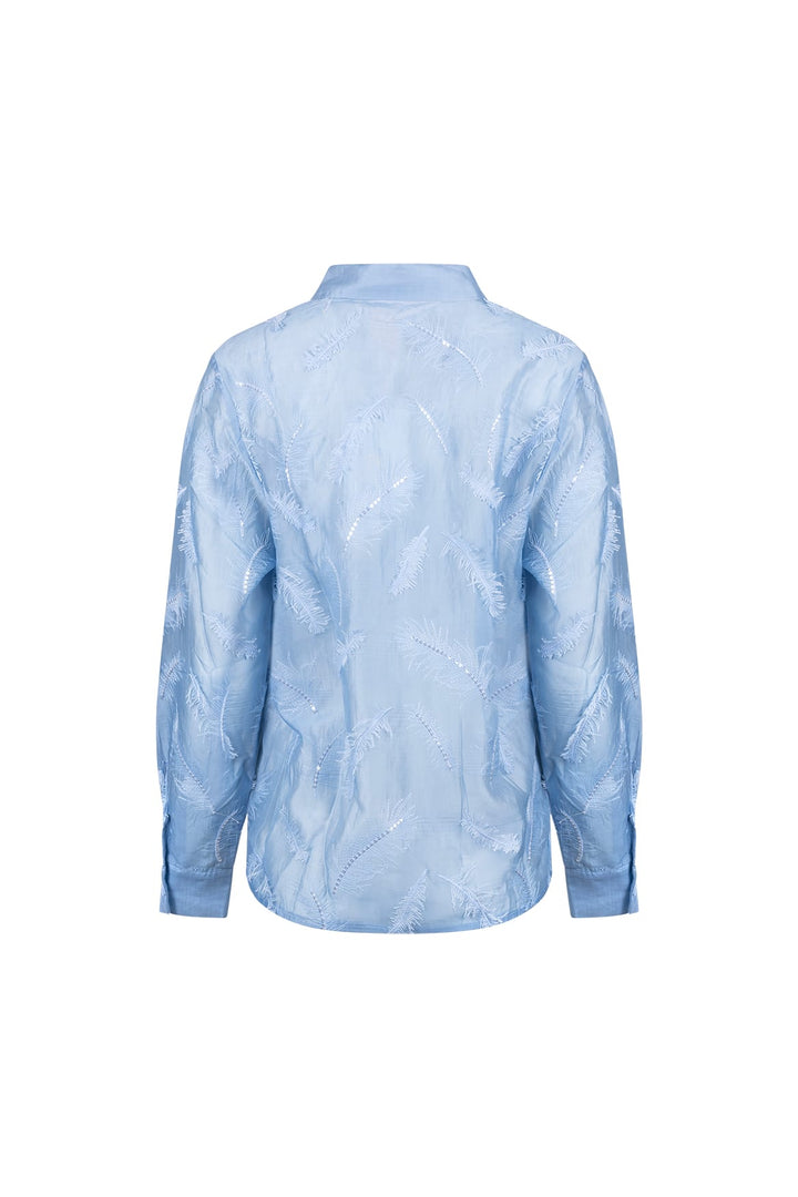 Nukus NKF02179 aysha blouse l/m lichtblauw – dames