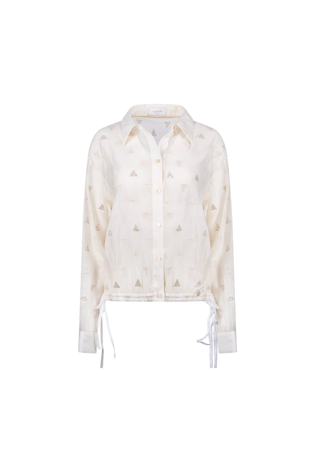 Nukus blouse l/m off-white – dames