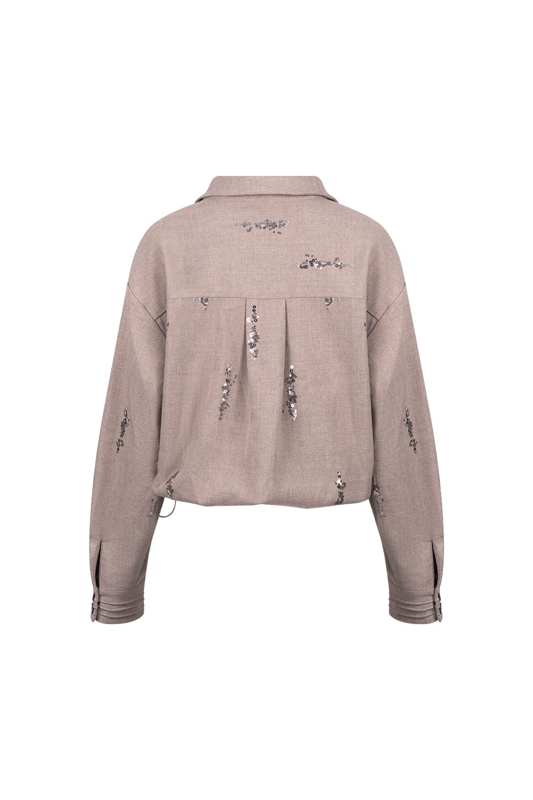 Nukus NKF02184 Annelynn blouse l/m taupe