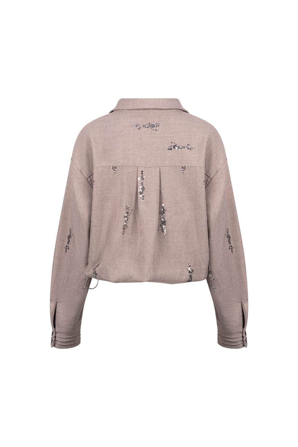 Nukus NKF02184 Annelynn blouse l/m taupe