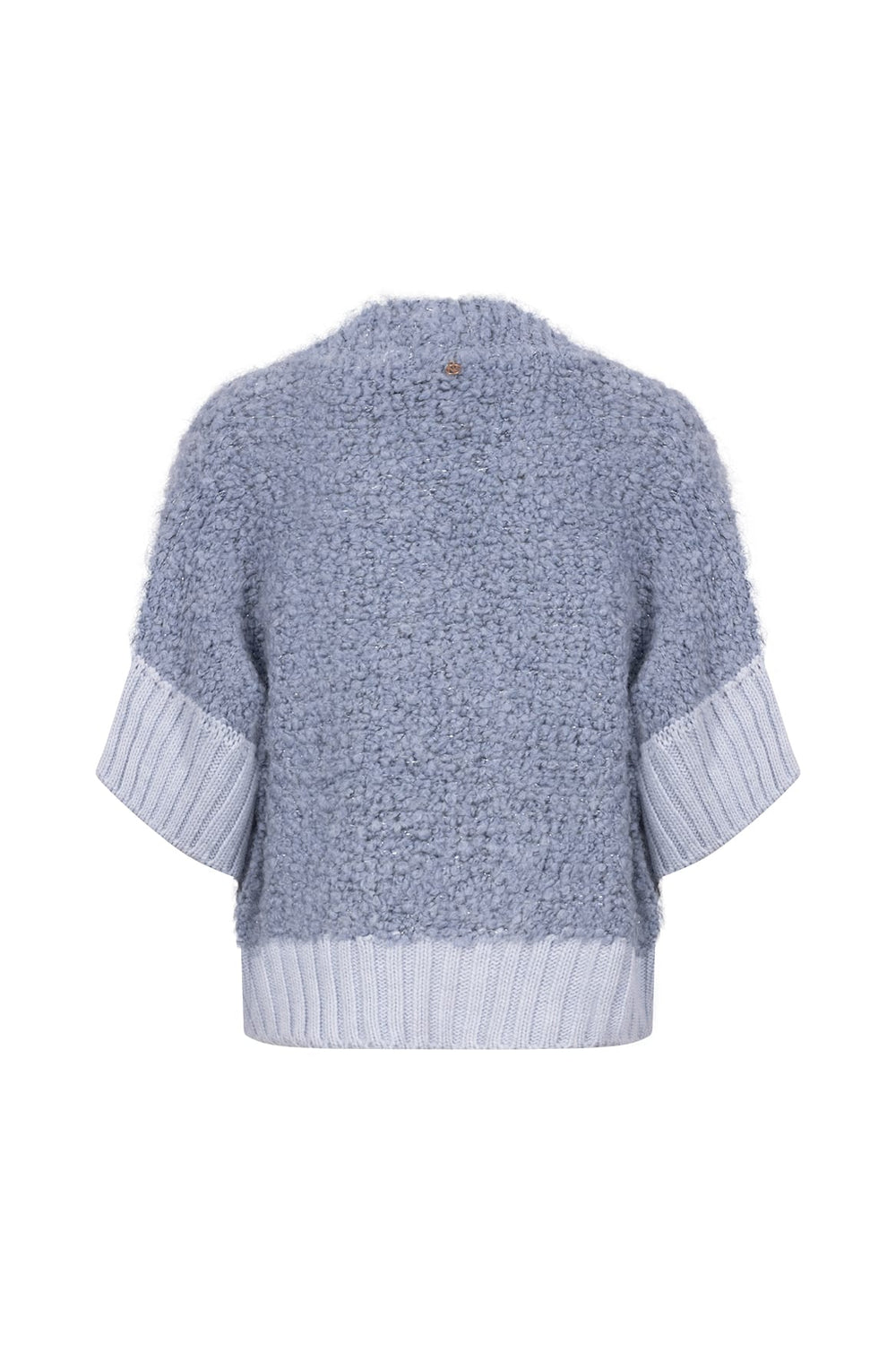 Nukus NKF05032 Bell vest gebreid dames lichtblauw