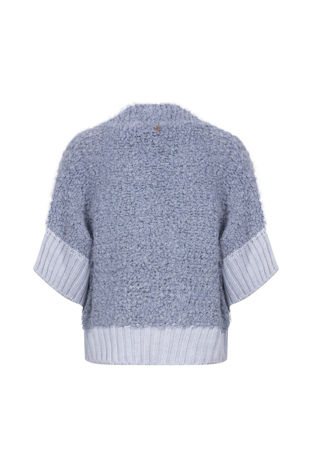 Nukus NKF05032 Bell vest gebreid dames lichtblauw