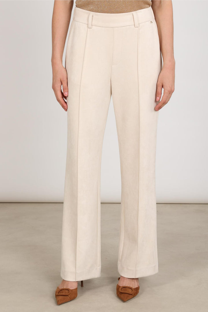 Nukus NKF09121 lange broek dames off-white