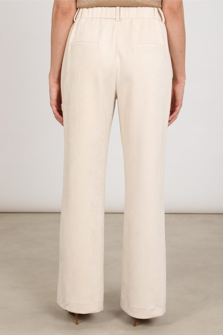 Nukus NKF09121 lange broek dames off-white